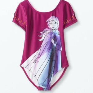 Hanna Andersson Frozen 2 Anna Swimsuit Sz 120cm